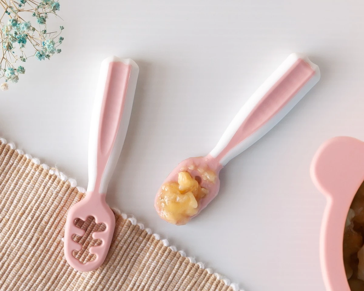 Set 2 Precucharas para Bebes Rosa